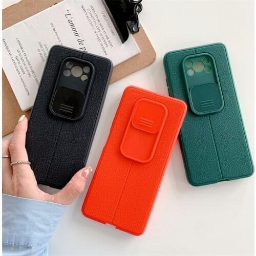 Lychee Pattern Soft Silicone Camera Lens Protect Phone Case For Pocophone X 3 Poco X3 Pro NFC X3Pro PocoX3 NFS Shockproof Coque
