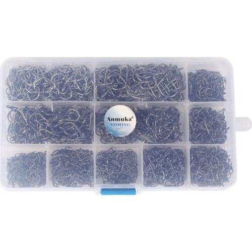 Lures Fishing Hooks Tool 1600Pcs Barbs Accessories Kit Jigs Tackle Saltwater Baits Sharp Set Durable