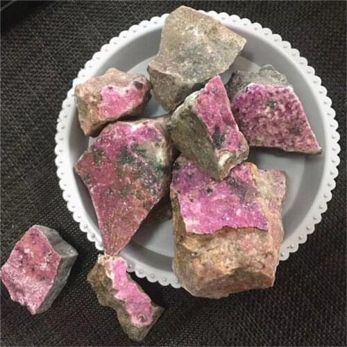 Natural Cobalt calcite Original pink Stone Healing Reiki Crystal and Minerals Specimen rough sample home decor