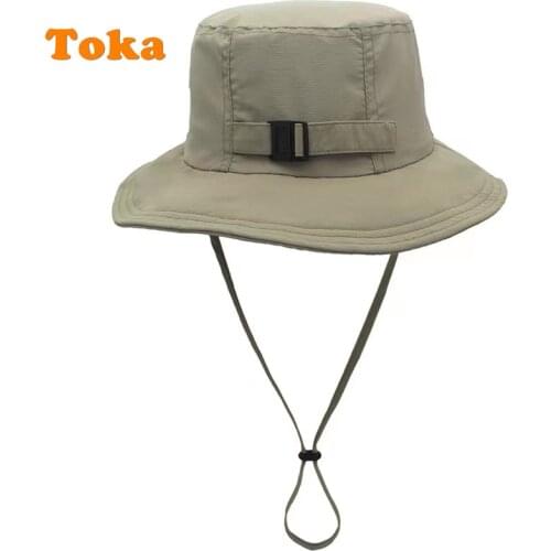 NEW Mens WaterProof Hat Breathable Cap Wide Brim Unisex Sun UV Protection Adjustable Drawstring Outdoor Hiking Fishing Hats Caps