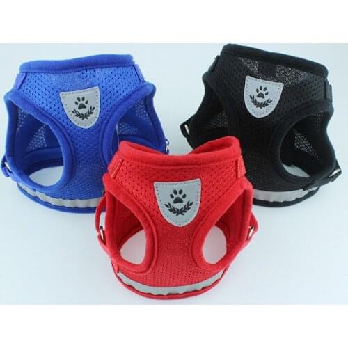 Pet ventilation traction reflective chest strap vest dog chest strap K9 breathable mesh dog chest strap