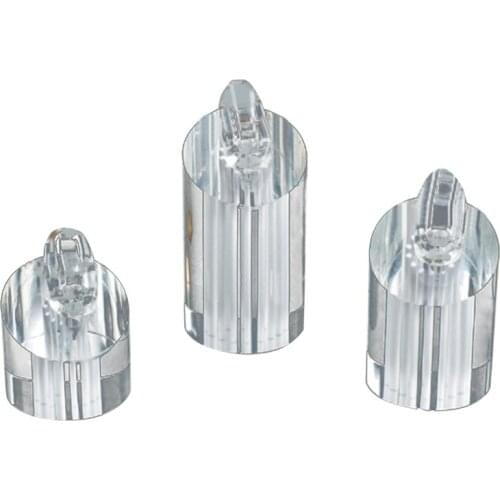 Acrylic Rod Ring Stand Three-Piece Transparent Ring Display Stand Jewelry Stand