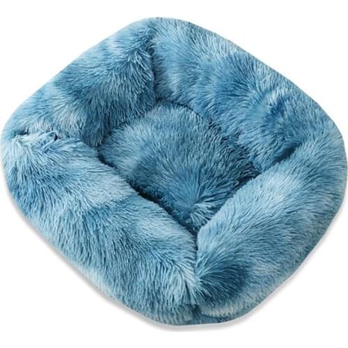 Rectangle Long Plush Dog Bed Anti Slip Botton Warm Winter Puppy Cushion Mat Pet Supplies For Small Medium Large Dog