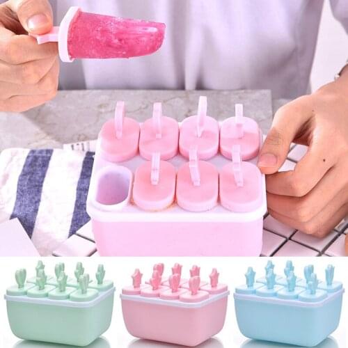 Cell Silicone Ice Cream Molds Chocolate Molds Ice Cube Tray Food Safe Popsicle Maker DIY Homemade Freezer Ice Lolly Mould