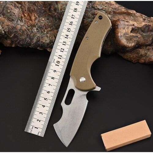 G10 Handle Outdoor Folding Knife Survival Military Tactical Knife Multi-function High Hardness Knifes