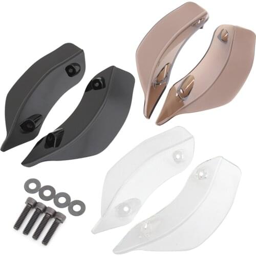 Motorcycle Upper Batwing Fairing Accents Air Deflector Wind Deflectors Accessories For Harley Touring Road Glide 2015-2020