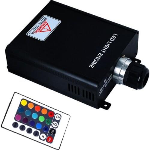 High brightness 45W LED Fiber Engine rgb 24keys wireless remote Optic Fiber Light driver 45W fiber optic light engine AC100~256V