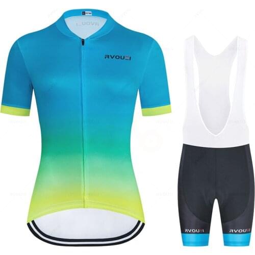 Women Cycling Clothing Bicycle Jersey Set Female Ciclismo Girl Cycle Casual Wear Road Bike Bib Short Pant Team Uniforme Hombre