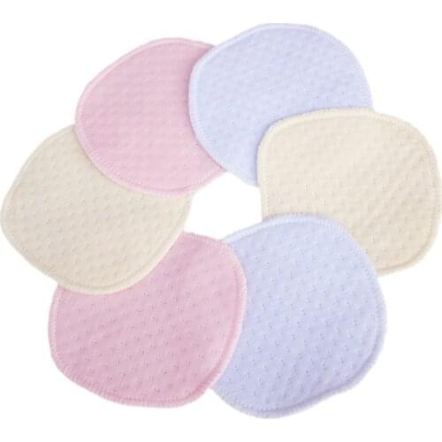 10Pcs 5Pairs Breast Feeding Nursing Pads Bra Breast Feeding Washable Reusable Soft Cotton Absorbent Mom Mother Spill Prevention