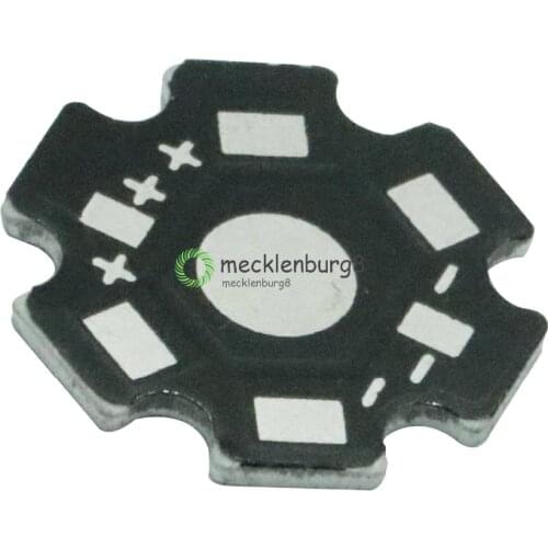 20 pcs. 20 mm 1 W 3 W 5 W high LED power Universal Aluminum Radiator plate black