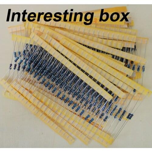 25 kinds of resistance packages, resistors, diy electronic accessories, component sets, resistance value mixed model circuits
