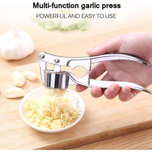Aluminium Alloy Garlic Presses Garlic Crusher Fruit Vegetable Squeezing Tool Kitchen Cooking Accessories