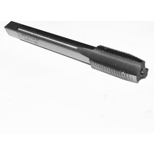 Free shipping 1PC HSS6542 made left hand 3/8"-16/24TPI LH Machine straight flute standard taps for threading steel iron aluminum