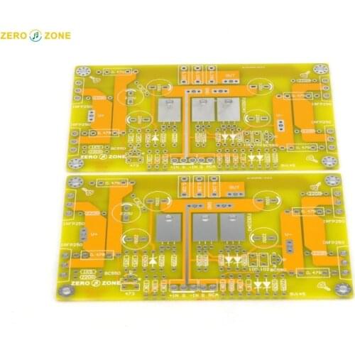 Free ship 2PCS PASS A3 Single-ended Class A Power Amplifier Bare PCB