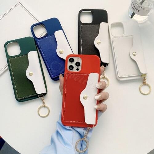 Card Holder Slots Purse Cover For Apple iPhone 12 11 Pro XS Max XR X 7 8 6 6S Plus Case Wallet Pocket Liquid Silicone Bag Fundas
