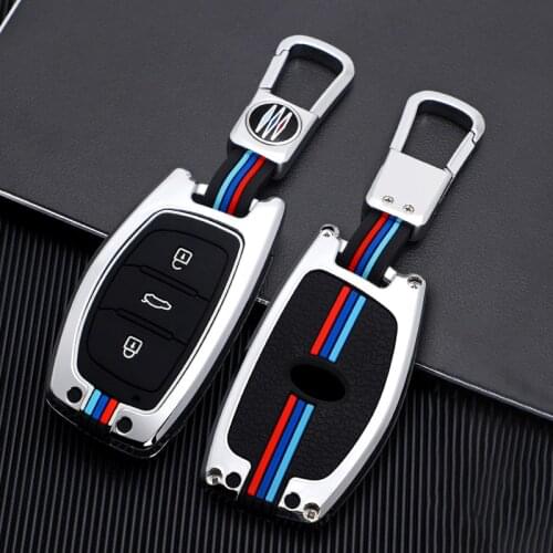 Car Key Case Cover For Hyundai Creta ix25 ix35 ix20 i30 i40 Tucson Elantra Santa Fe Sonata Solaris 2016 2017 2018 Accessories