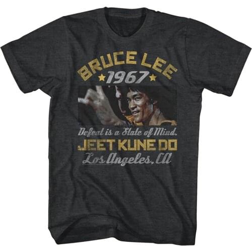 Designs Bruce Lee Shirt Defeat is A State of Mind T-Shirt(1)