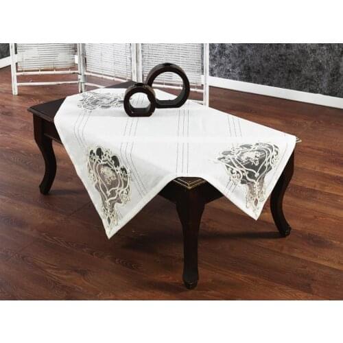 Duru Square Şömen Table Ecru Golden