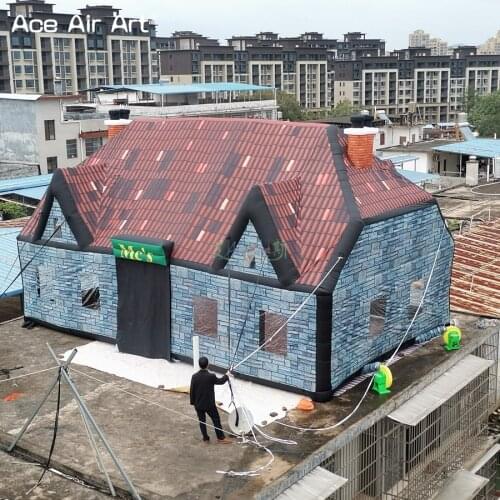 Best quality portable inflatable irish pub bar tent blow up exhibition tent party pub inflatable tent for beer advertising