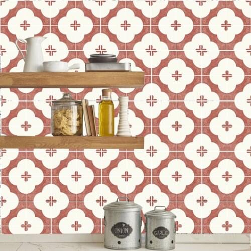 Morocco wall stickers bathroom tile PVC Waterproof for Home Living Room Bedroom Kitchen Bathroom vinyl tile Drop ship