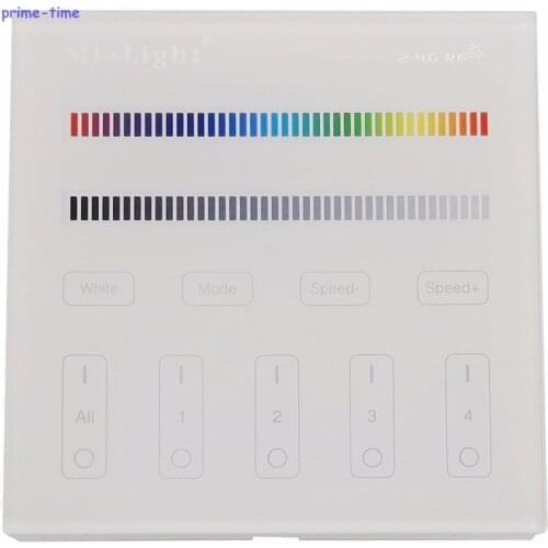Mi.Light T3 4-Zone RGB / RGBW Smart Touch Panel Remote Controller Wall Mount 2.4G Wireless AC110V or AC220V as FUT095 FUT096