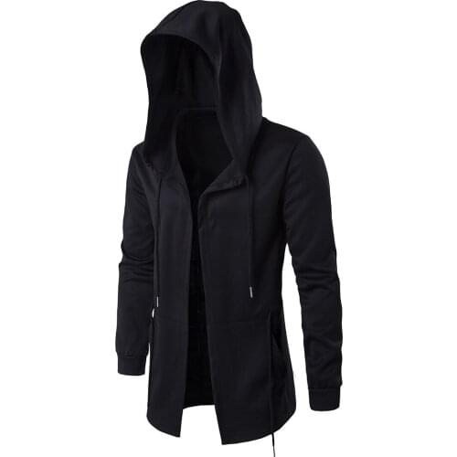 Autumn Diablo Series MENS Wear Trench Coat Mens Mid-length Cloak Wizard Cloak Hooded Jacket