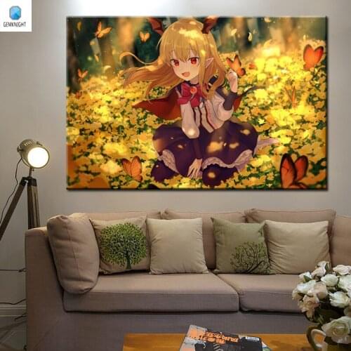 Coloring by numbers Shadow Verse digital paint by numbers Japan Style anime poster modular painting gift for kids home decor