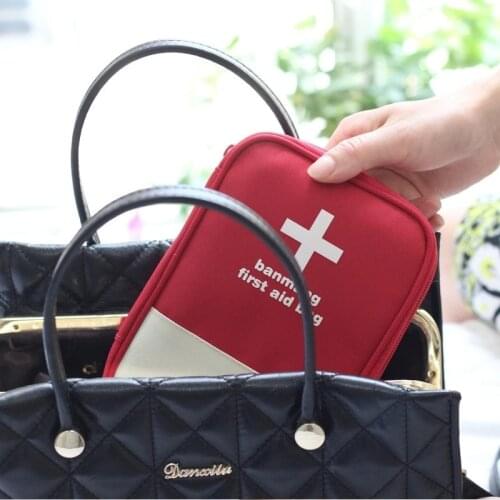Large-capacity Portable Mini First Aid Kit First Aid Medicine Storage Bag Outdoor Household Pill Storage Bag First Aid Bag