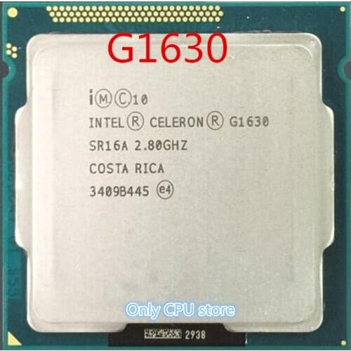 Intel Celeron Processor G1630 (2M Cache, 2.80 GHz) Dual-Core CPU LGA 1155 100% working properly Desktop Processor