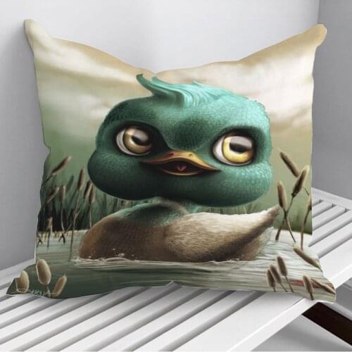 Baby Duck Throw Pillows Cushion Cover On Sofa Home Decor 45*45cm 40*40cm Gift Pillowcase Cojines Dropshipping