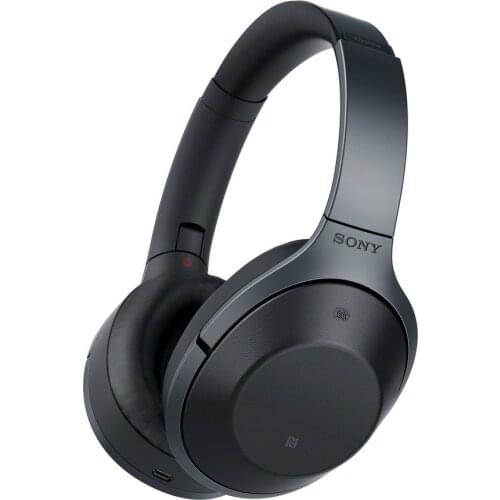 USED Sony Noise Cancelling Headphones MDR-1000X Wireless Bluetooth r Headphones with Mic and voice control Hi-Res (golden,black)