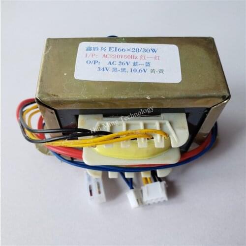 26V 34V 10.6V Transformer 220V 30VA EI66*28 Hot air gun desoldering Welding station 852D+ transformer Terminal