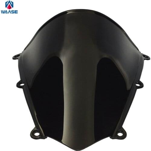 Waase Motorcycle Double Bubble Windscreen Windshield Shield Screen For Honda CBR600RR CBR 600 RR 2007 2008 2009 2010 2011 2012