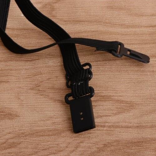 N7MF Women Men Ribbon Long Large Bowknot Bow Tie Brooches With Necklace Fashion