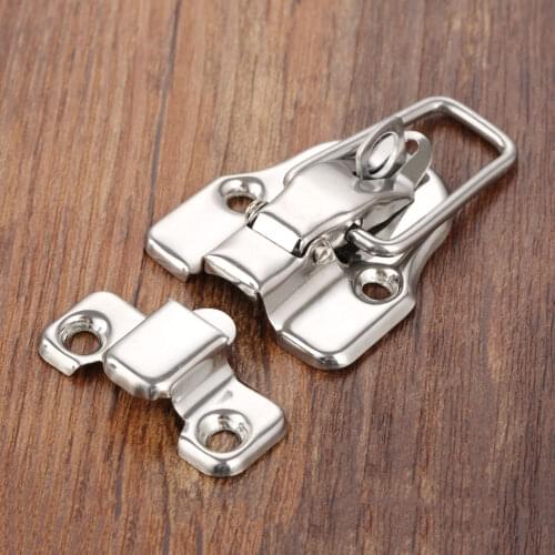 1Pc Sliver Vintage Lock Antique Jewelry Box Hasps Drawer Latches Suitcases Toggle Latch Buckle Clasp Furniture Hardware
