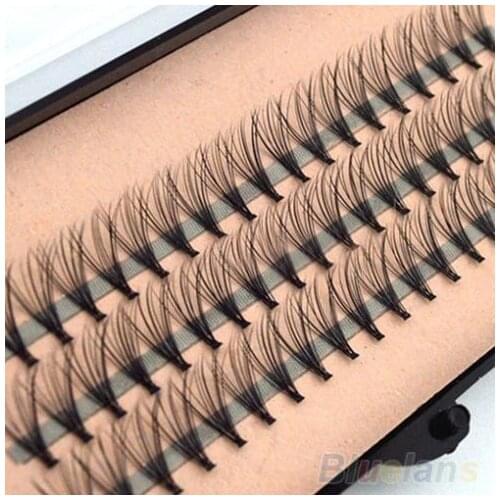 Fashion 60pcs Professional Makeup Individual Cluster Eye Lashes Grafting Fake False Eyelashes 477N