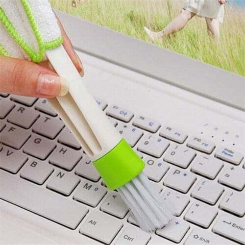 Car Air-Condition Cleaner Blinds Brush discharge interior air ducts Dirt Duster Computer Cleaner Brush Keyboard Cleaning Brush