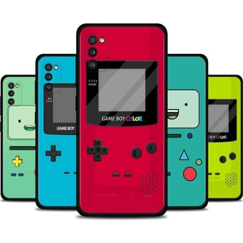 Gameboy Boy Game Cover For Samsung A51 A71 A91 A72 A52 A42 A41 A32 A31 A21s A21 A12 A11 A02s A02 A01 TPU Case Black Caso