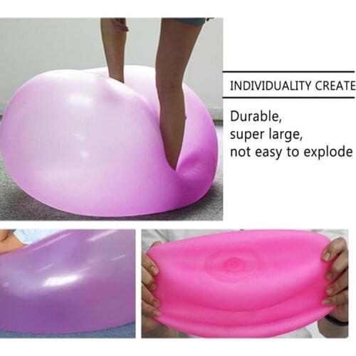 Kids Indoor Outdoor Inflatable Ball Games Toys Soft Air Water Filled Bubble Ball Blow Up Balloon Toy Fun Party Game Great Gifts