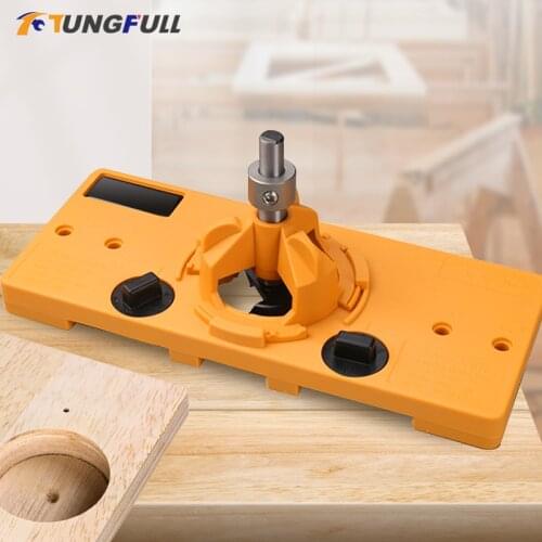 Hinge Drilling Woodworking Tools Hinge Hole Drilling Guide Door Hole Template Wood Cutter Carpentry Diy Tools Guide Locator