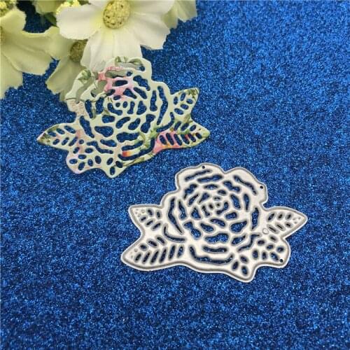 Metal Cutting Dies Rose Flower Stencil Scrapbooking Photo Album Card Paper Embossing Craft DIY Dies Cutting