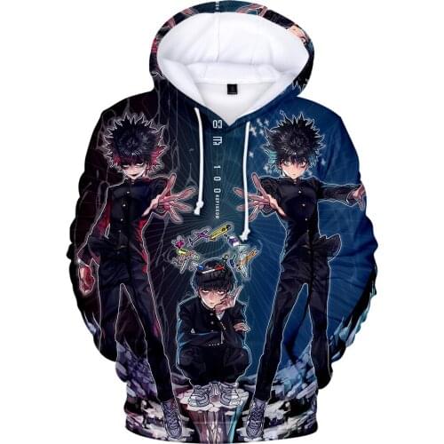 Mob Psycho 100 3D Hoodies Men/Women Printed Full Harajuku Hoodies High Quality Sweatshirt Mob Psycho 100 Anime Hoodie Men Casual