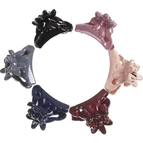 Molans Soild Color Small Hairclip For Women Fashion 6Pcs/set Hair Claw Bow Barrette Clip Hairgrips New Hair Accessories Headwear