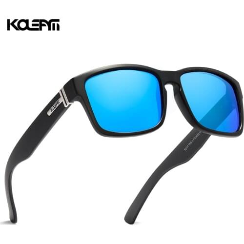 KDEAM Classic Polarized Sunglasses Men 100% UV Protection TR90 Unbreakable Frame Square Oversized Outdoor Eyewear Women KD747-C2