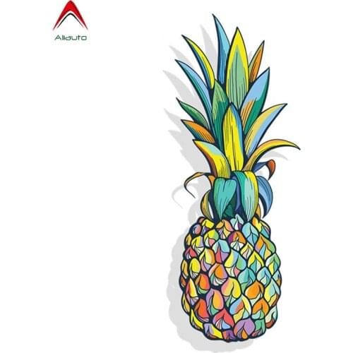 Aliauto Colorful Pineapple Car Sticker Automobiles Motorcycles Window Bumper Laptop Truck Cooler Waterproof Vinyl Decal,13cm*5cm