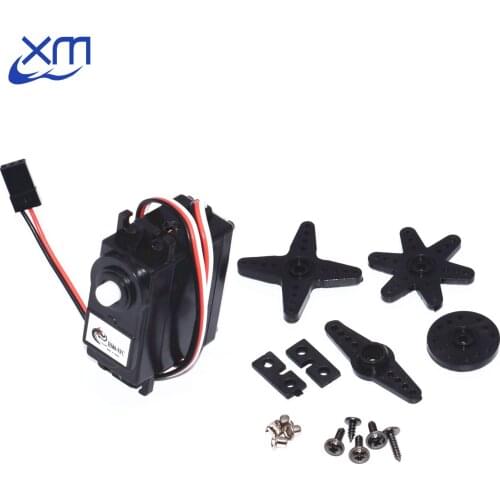 10pcs/lot DS04-NFC servo 360-degree Continuous Rotation Servos DC Gear Motor Smart Car Robot Torsion 5.5kg/cm DC 4.8V-6V H44