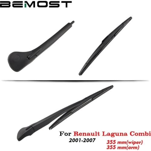 BEMOST Car Rear Windshield Wiper Arm Blade Brushes For Renault Laguna Combi 2001-2007 Hatchback Windscreen Auto Accessories