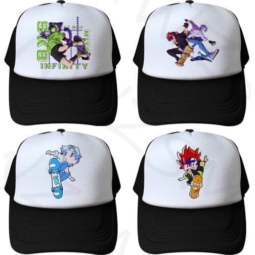 SK8 Cartoon animation cute children hat sunshade hat men and women adult duck tongue baseball cap children net cap