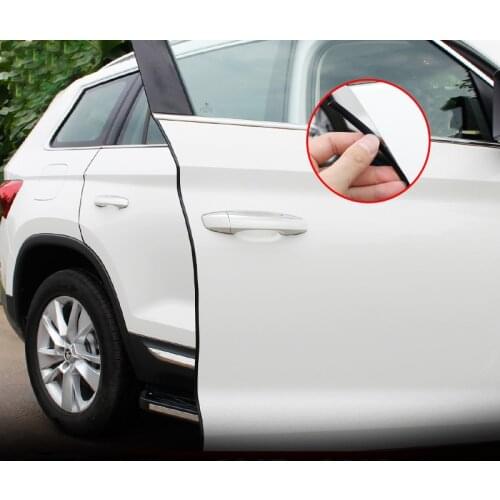 Car Door Edge Guard Scratch Strip Protector Rubber Sealing Trim For Skoda Kodiaq Octavia 2 A7 A5 Rapid Karoq Yeti Fabia Superb 2