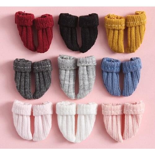 1pair Lovely 1/12 Doll Short Socks for OB11 obitsu11 Molly Holala Middle Blyth Doll Sock for 1/6 Doll Accessories toys